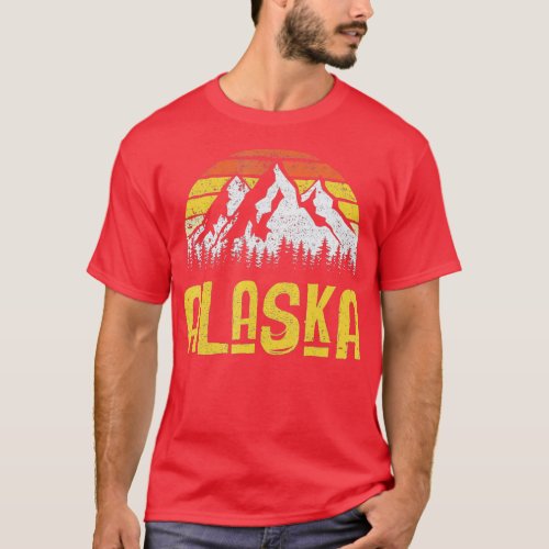 Vintage Retro Alaska U  T_Shirt