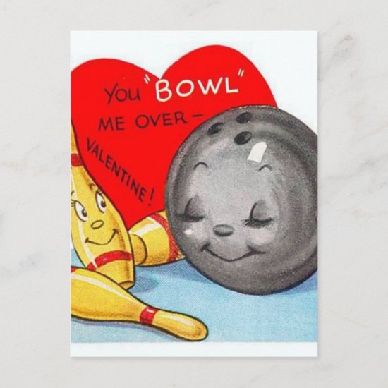 Vintage Retro Art Valentine's Day Holiday Postcard