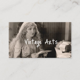 Vintage Retro Arts Crafts Business Cards