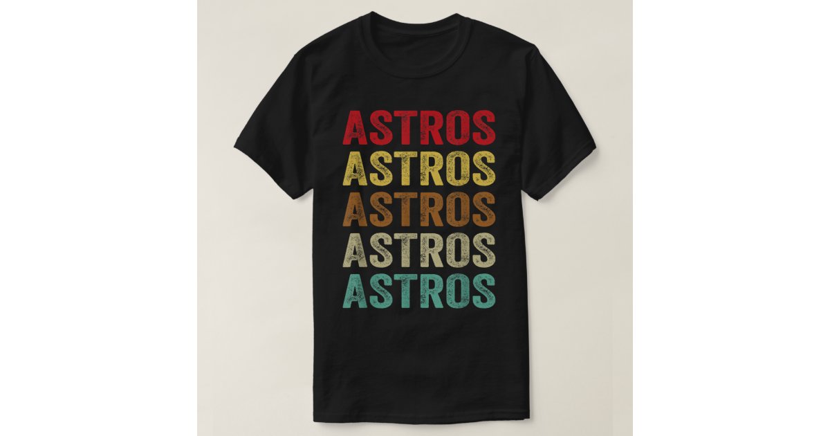  Astros Name Personalized Vintage Retro Gift for Men