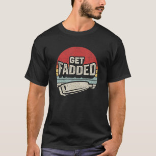 Vintage Retro Barber Get Faded Trimmer Barber Hair T-Shirt