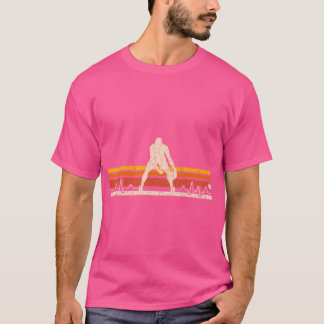 Vintage Retro Basketball-Player Gift Basketball T-Shirt