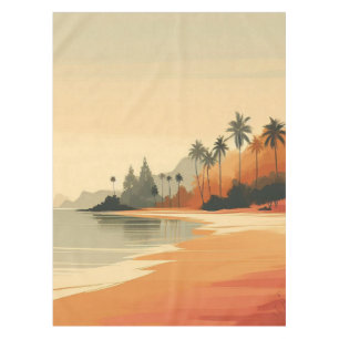 Vintage/retro beach/tropical  tablecloth