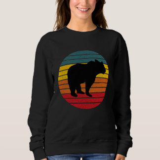 Vintage Retro Bear Sweatshirt