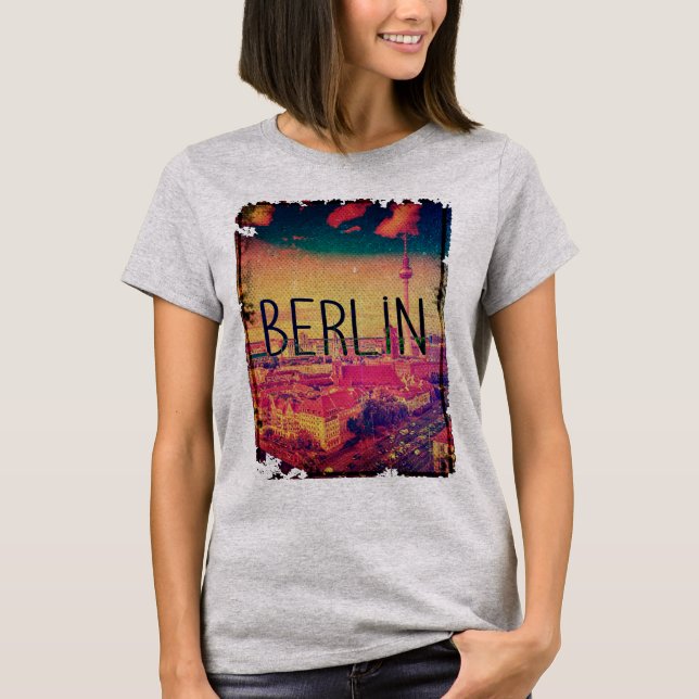 Vintage Retro Berlin T-Shirt (Front)