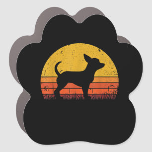 Vintage Retro Best Chihuahua For Dog Lover Car Magnet