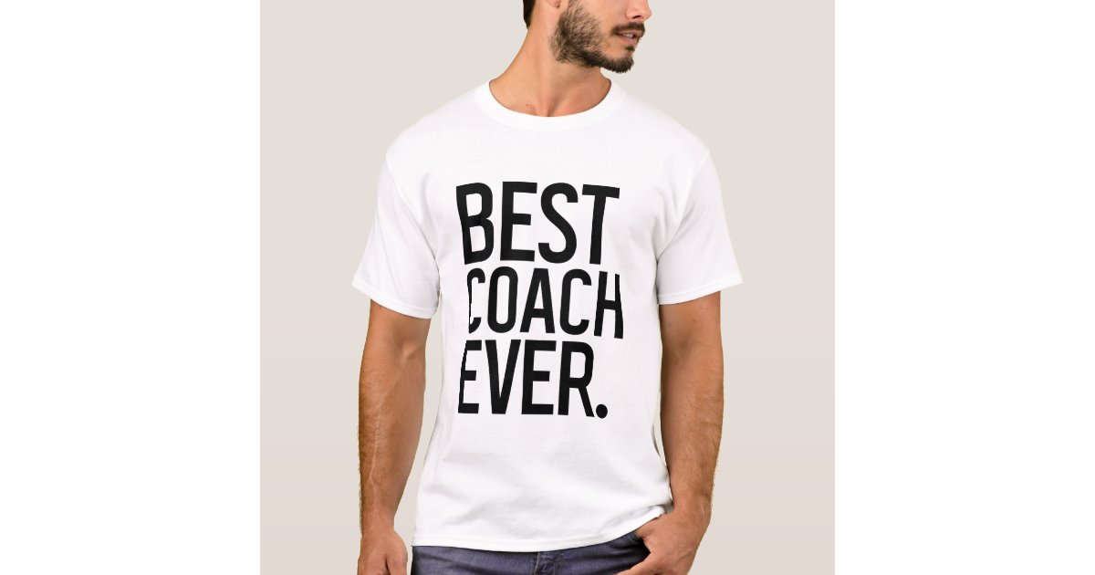 Vintage Retro Best Coach Ever T-shirt Sports
