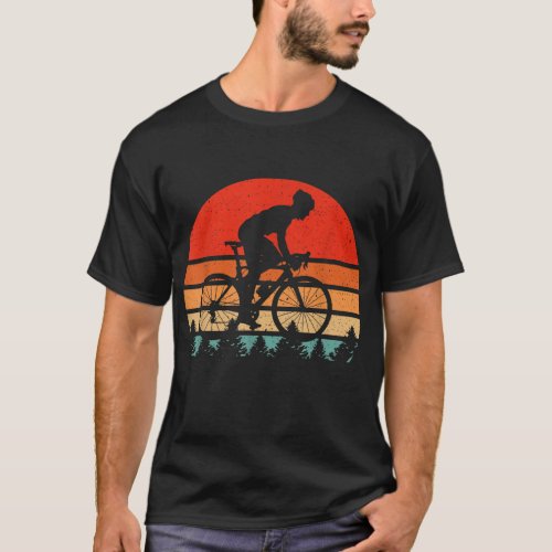 Vintage Retro Bicycle Cycling For Bike Rider  Cyc T_Shirt