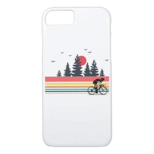 Vintage Retro Bicycle Cycling Mountain Bike Gifts iPhone 87 Case