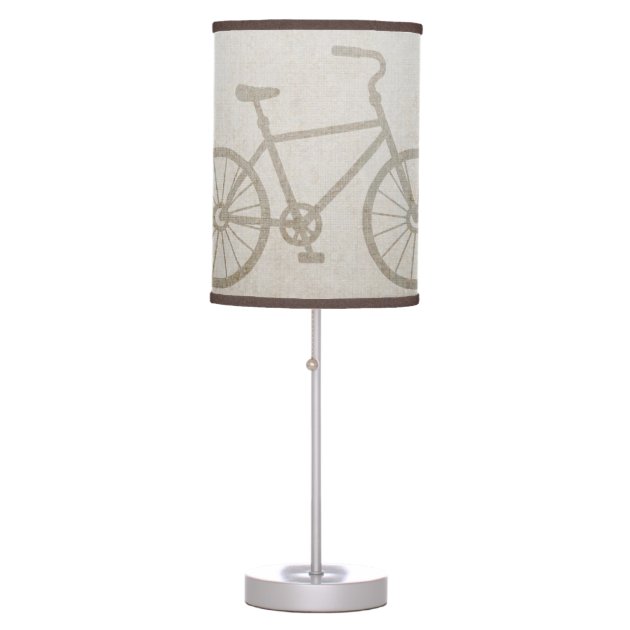 Vintage bicycle table hot sale lamp