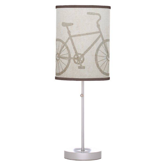 Vintage Retro Bike Bicycle Table Lamp Zazzle Com