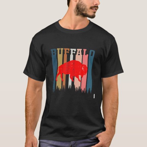Vintage Retro Bills Fan Mafia Gift For Buffalo Fan T_Shirt