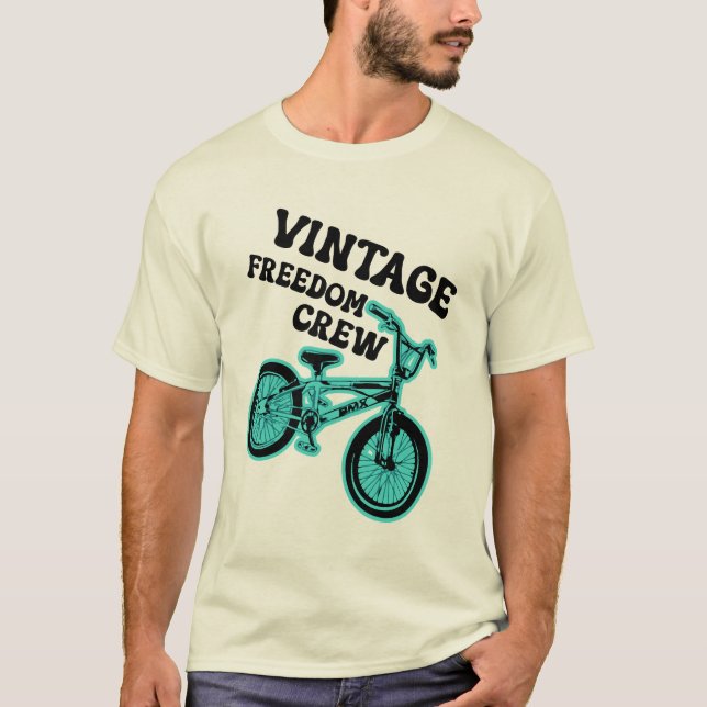 Vintage Retro BMX Nostalgia T-Shirt (Front)