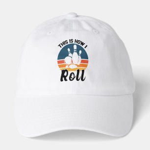 Vintage Retro Bowling Sports Team Quote Hat
