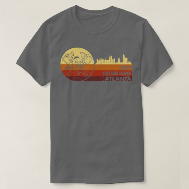 Vintage Retro Braves T-Shirt (Design Front)