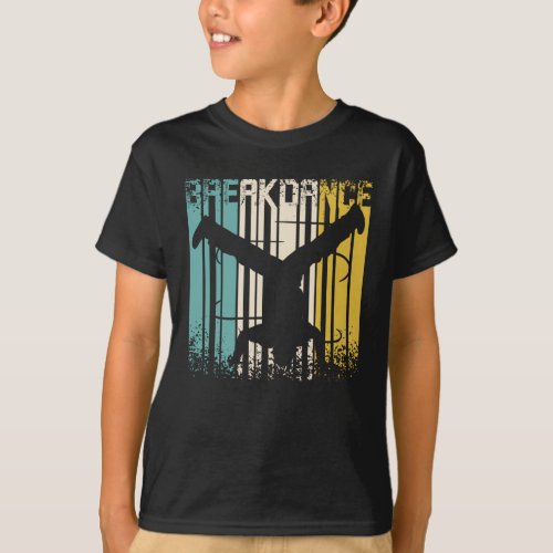 Vintage Retro Breakdancer T_Shirt