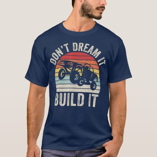 Vintage Retro Build It Prerunner Baja Truck Off T_Shirt