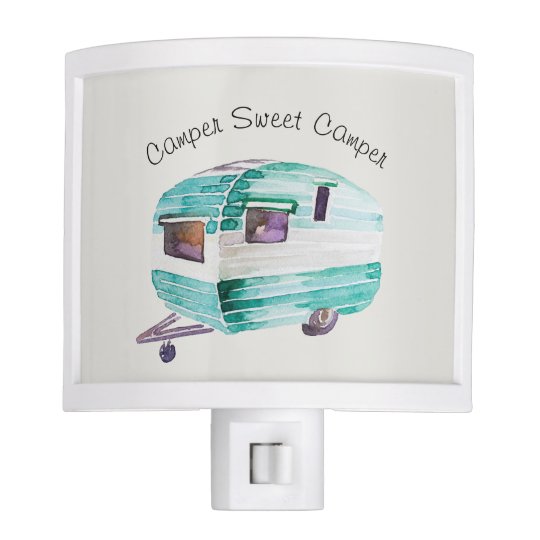 Vintage Retro Camper Trailer Night Light