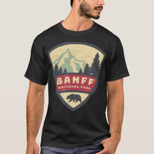 Vintage Retro Canadian Banff National Park Shirts 