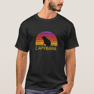 Vintage Retro Capybara Lover T-Shirt