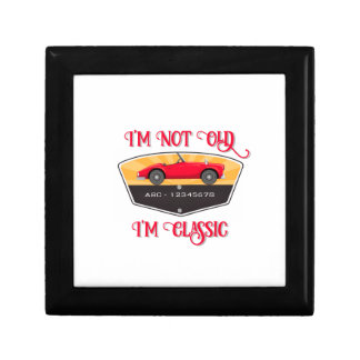 Vintage Retro Car Lover Gift Box