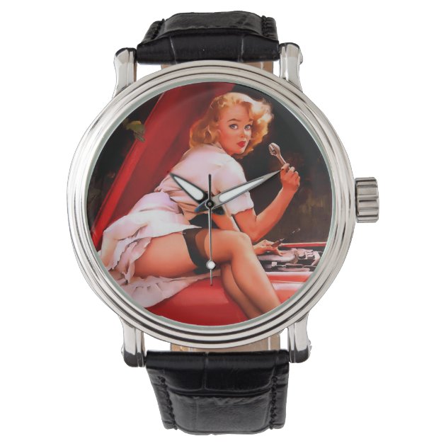 retro wrist watch