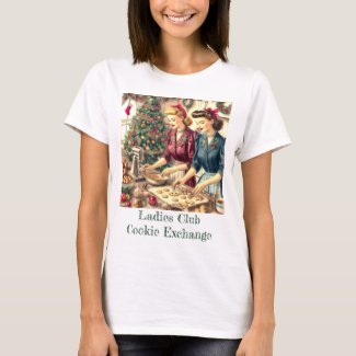 Vintage Retro Christmas Cookie Exchange 