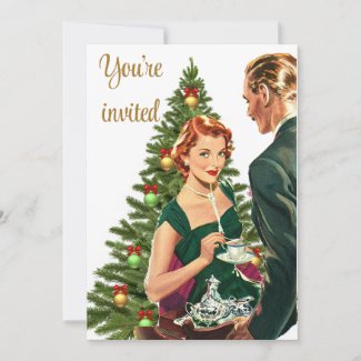 Vintage Retro Christmas Party 
