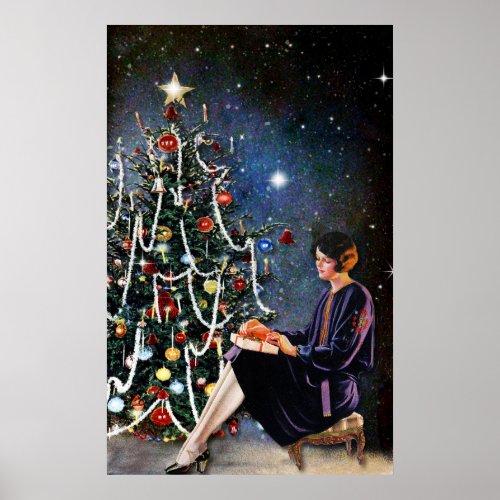 Vintage Retro Christmas Poster
