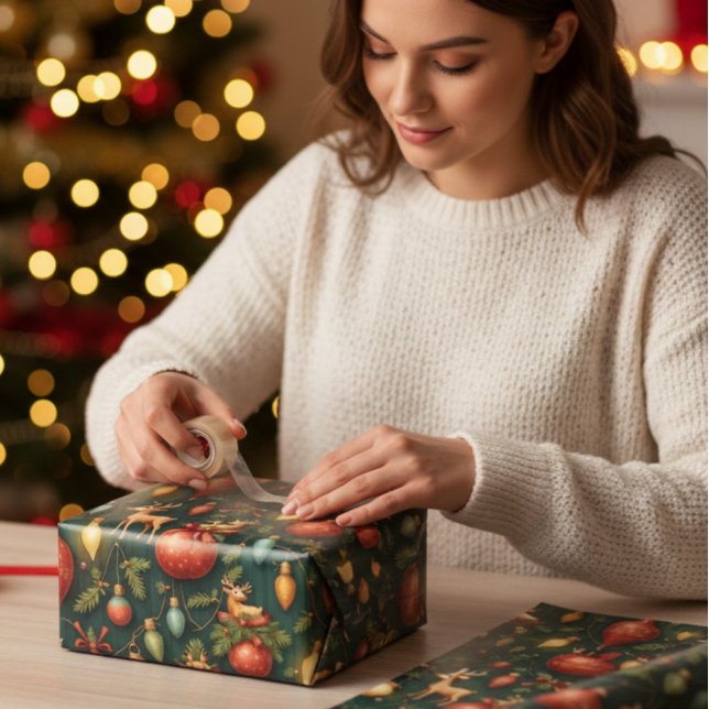 Vintage & Retro Christmas Wrapping Paper Sheets (Creator Uploaded)