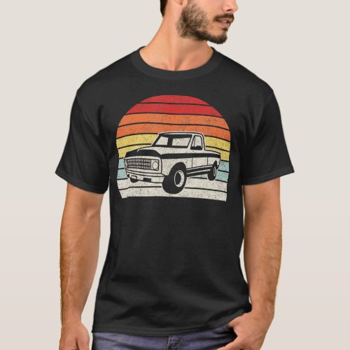 Vintage Retro Classic Muscle Truck  T_Shirt