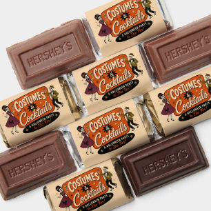 Vintage Retro Costumes & Cocktails Halloween Party Hershey's Miniatures