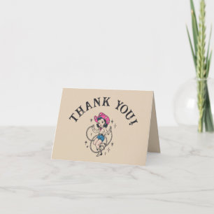 Vintage Retro Cowgirl 40th Birthday Party Thank You Card