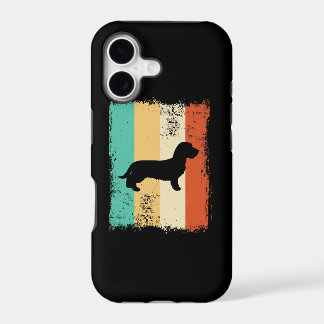 Vintage Retro Dachshund Wirehaired iPhone 17 Case