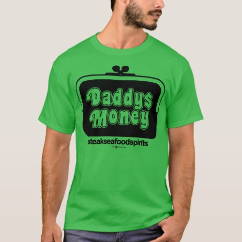 Vintage Retro Daddy Money DC Restaurant and Bar T_Shirt