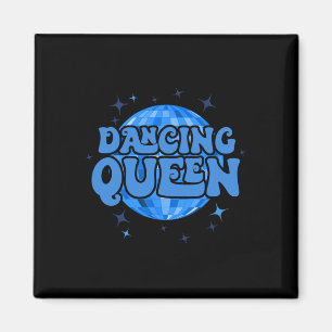 Vintage Retro Dancing Queens Bachelorette Party Ma Magnet