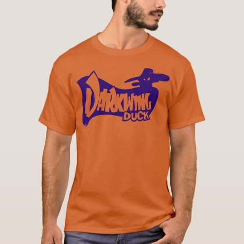Vintage Retro Dark Wing Duck T_Shirt