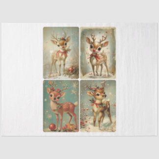 Vintage Retro Deer Tissue Paper