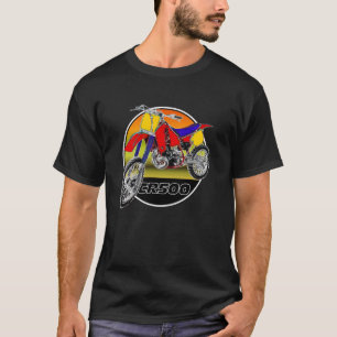 Vintage Retro Dirt Bike Motocross Motorcycle CR 50 T-Shirt