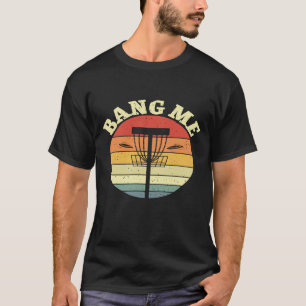 Vintage Retro Disc Golf Frisbee Disc Golfer T-Shirt