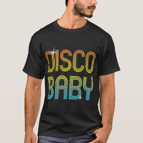 Vintage Retro Disco Baby 70s 80s Family Party Danc T_Shirt