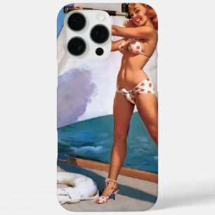 Vintage Retro Elvgren Sailing Sailor Pin-up Girl iPhone 16 Pro Max Case
