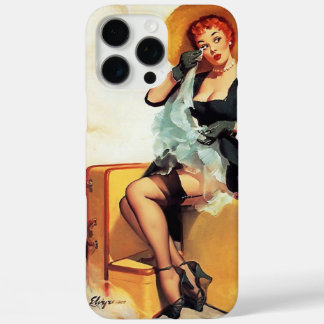 Vintage Retro Elvgren Traveler Pinup girl Pin up iPhone 16 Pro Max Case