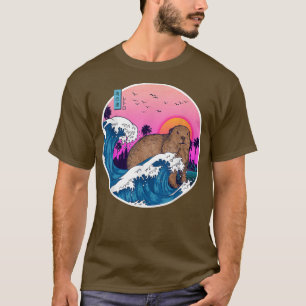 Vintage Retro Esthetic Japan Great Wave Rodents G T-Shirt