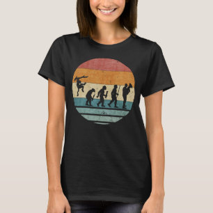 Vintage Retro Evolution Of Tuba Player Musician Si T-Shirt