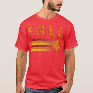 Vintage Retro Fall Leaf T-Shirt