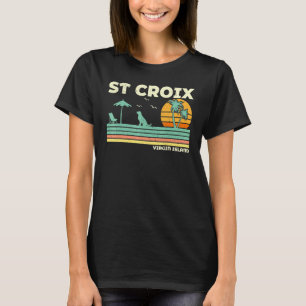 Vintage Retro Family Vacation Virgin Island St Cro T-Shirt