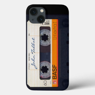 Vintage Retro Fashioned 80s Mixtape Audio Cassette iPhone 13 Case