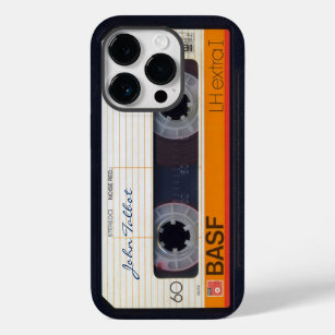 Vintage Retro Fashioned 80s Mixtape Audio Tape 3 i Case-Mate iPhone 14 Pro Case