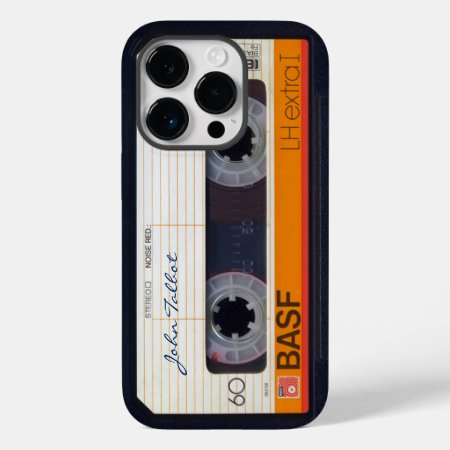 Vintage Retro Fashioned 80s Mixtape Audio Tape 3 I Case-mate Iphone 14